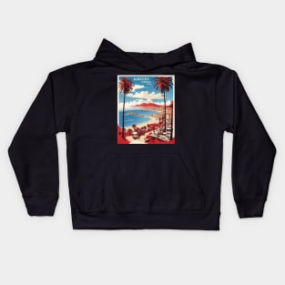 Ajaccio France Vintage Poster Tourism Kids Hoodie